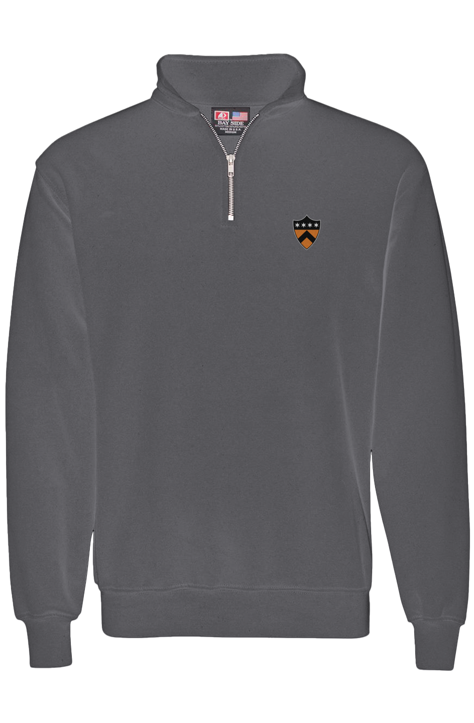 USA Made Quarter Zip Pullover - Embroidered PCC Shield Logo