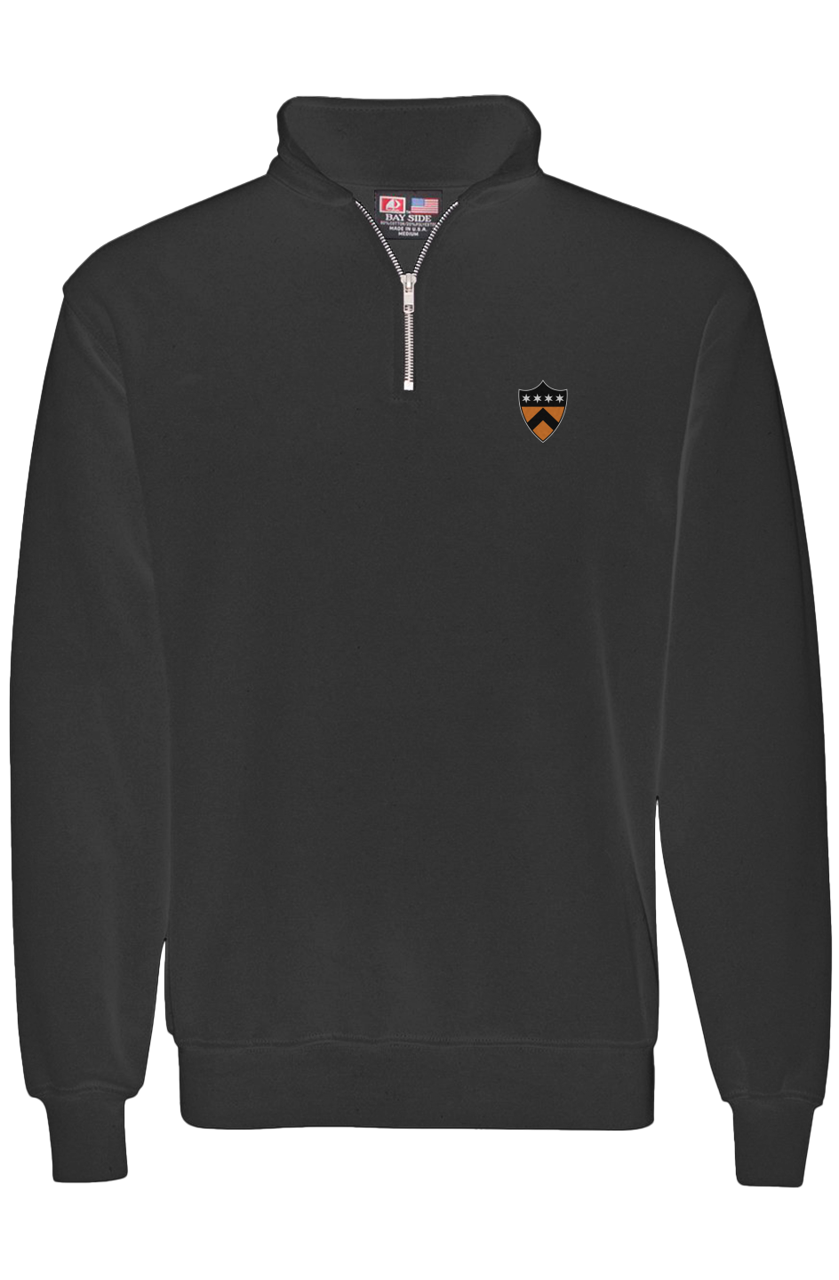 USA Made Quarter Zip Pullover - Embroidered PCC Shield Logo